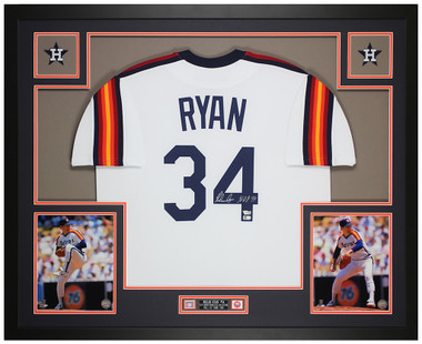 Nolan Ryan Autographed Houston Astros Rainbow Nike Jersey