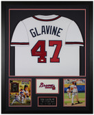 Tom Glavine Autographed and Framed Atlanta Braves Jersey