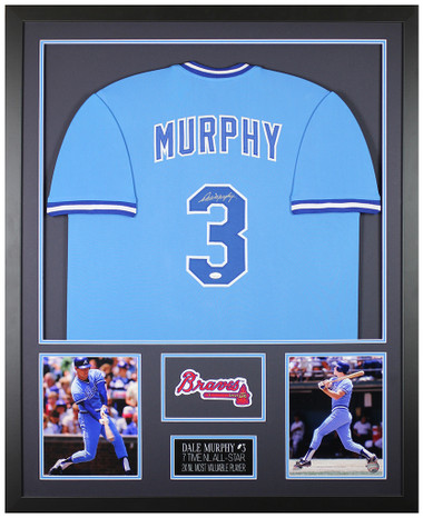 Dale Murphy Signed Atlanta Light Blue Baseball Jersey (JSA)