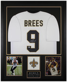 Drew Brees Autographed and Framed New Orleans Saints Jersey