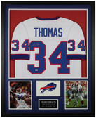 Thurman Thomas Autographed and Framed Buffalo Bills Jersey