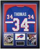 Thurman Thomas Autographed and Framed Buffalo Bills Jersey