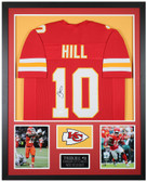 Tyreek Hill Autographed and Framed Kansas City Chiefs Jersey