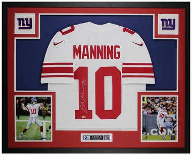 Autographed New York Giants Eli Manning Fanatics Authentic Royal