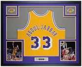 Kareem Abdul-Jabbar Autographed and Framed Los Angeles Lakers Jersey