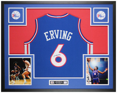 Julius Erving Signed New York Nets Jersey #32 Autographed (JSA