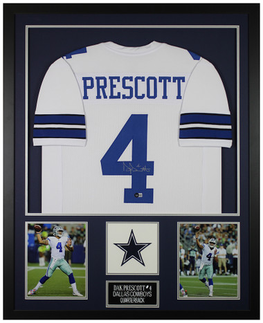 Dak Prescott Dallas Cowboys Signed Blue Pro Style Jersey (BAS COA) —  Ultimate Autographs