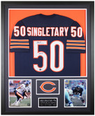 Mike Singletary Autographed and Framed Chicago Bears Jersey