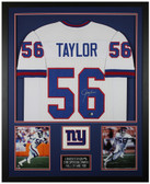 Lawrence Taylor Autographed and Framed New York Giants Jersey