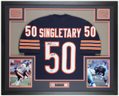 Mike Singletary Autographed and Framed Chicago Bears Jersey