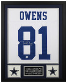 Terrell Owens Autographed and Framed Dallas Cowboys Jersey