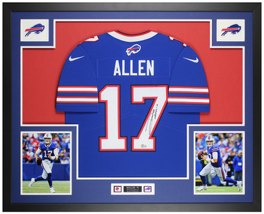 Josh Allen Autographed Buffalo Nike Red Football Jersey - BAS