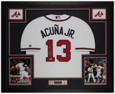 Ronald Acuna Jr Autographed and Framed Atlanta Braves Jersey