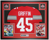 Archie Griffin Autographed and Framed Ohio State Buckeyes Jersey