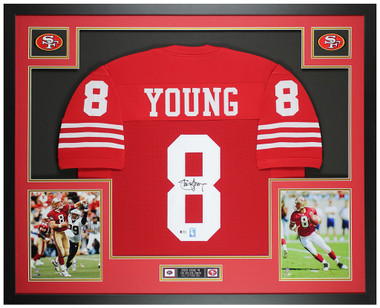 Steve Young Autographed Signed Jersey JSA Authentic Blue