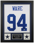 DeMarcus Ware Autographed and Framed Dallas Cowboys Jersey