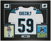 Luke Kuechly Autographed and Framed Carolina Panthers Jersey