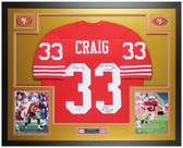 Roger Craig Autographed and Framed San Francisco 49ers Jersey