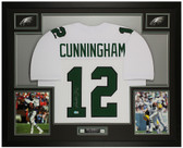 Randall Cunningham Autographed and Framed Philadelphia Eagles Jersey