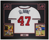 Tom Glavine Autographed and Framed Atlanta Braves Jersey