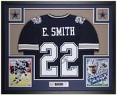 Emmitt Smith Autographed and Framed Dallas Cowboys jersey