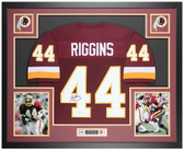 John Riggins Autographed and Framed Washington Redskins jersey