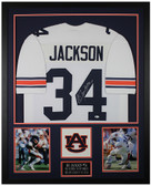 Bo Jackson Autographed and Framed Auburn Tigers jersey