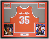 Kevin Durant Autographed and Framed Texas Longhorns jersey