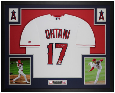 Shohei Ohtani Framed Jersey LA Angels LED Signed Autographed