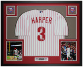 Bryce Harper Autographed and Framed Philadelphia Phillies jersey