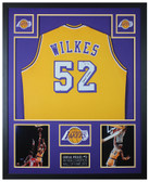 Jamaal Wilkes Autographed and Framed Los Angeles Lakers jersey