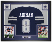 Troy Aikman Autographed and Framed Dallas Cowboys jersey