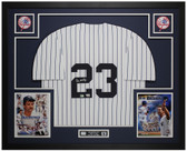 Don Mattingly Autographed & Framed P/S New York Jersey Auto Fanatics COA