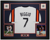 Craig Biggio Autographed & Framed White Houston Jersey Auto Tristar COA