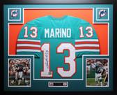 Dan Marino Autographed and Framed Miami Dolphins Jersey