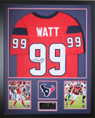 JJ Watt Autographed and Framed Houston Texans Jersey