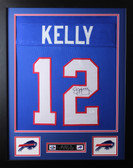 Jim Kelly Autographed and Framed Buffalo Bills Jersey