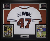 Tom Glavine Autographed and Framed Atlanta Braves Jersey