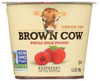 BROWN COW WEST Whole Milk Cream Top Raspberry  Yogurt 5.3oz