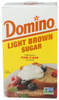 DOMINO Sugar, Light Brown 1lb.