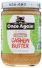 ONCE AGAIN Organic Cashew Butter