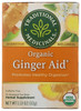 TRADITIONAL MEDICINALS Ginger Aid Herb Tea Organic 16ct