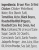 RED'S Chicken Bowl Cilantro & Lime