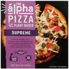 THE ALPHA Plant-Based Dairy-Free Meatless Supreme Pizza