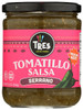 TRES LATIN FOOD Tomatillo Salsa Serrano