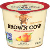 BROWN COW Whole Milk Cream Top Peach Yogurt 5.3oz