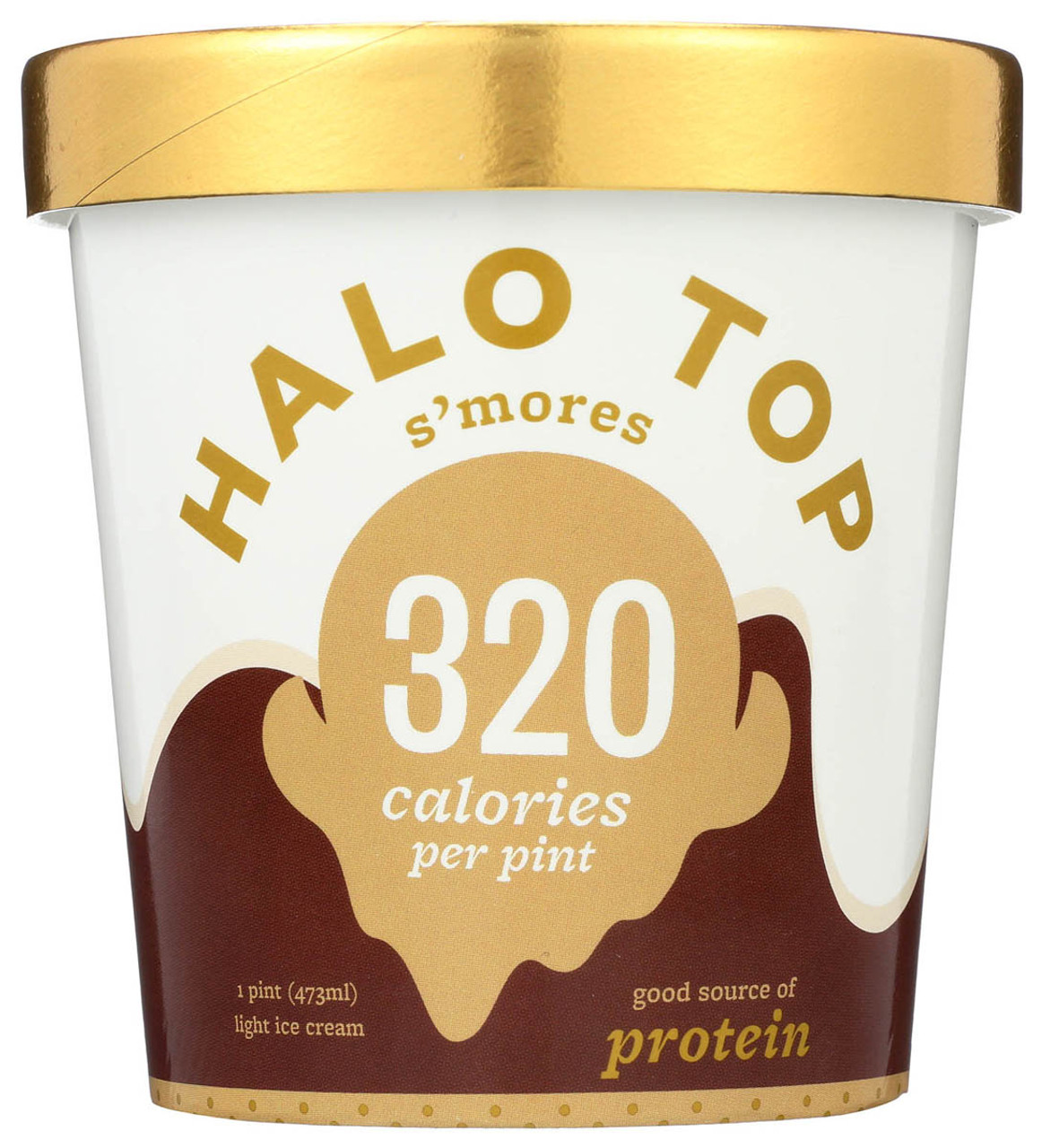 HALO TOP CREAMERY S'mores Ice Cream 1pt. - City