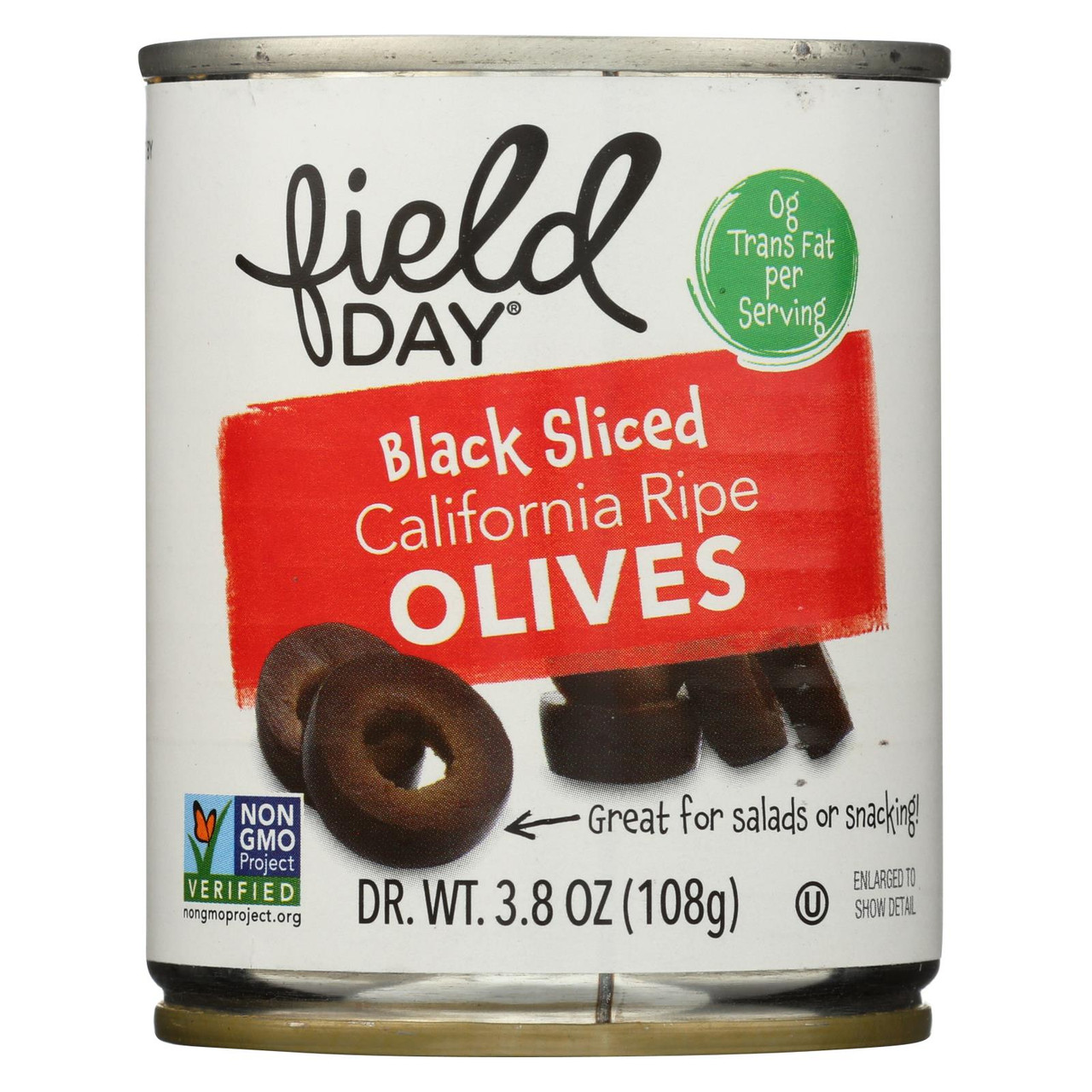 FIELD DAY Olives Black Sliced California Ripe