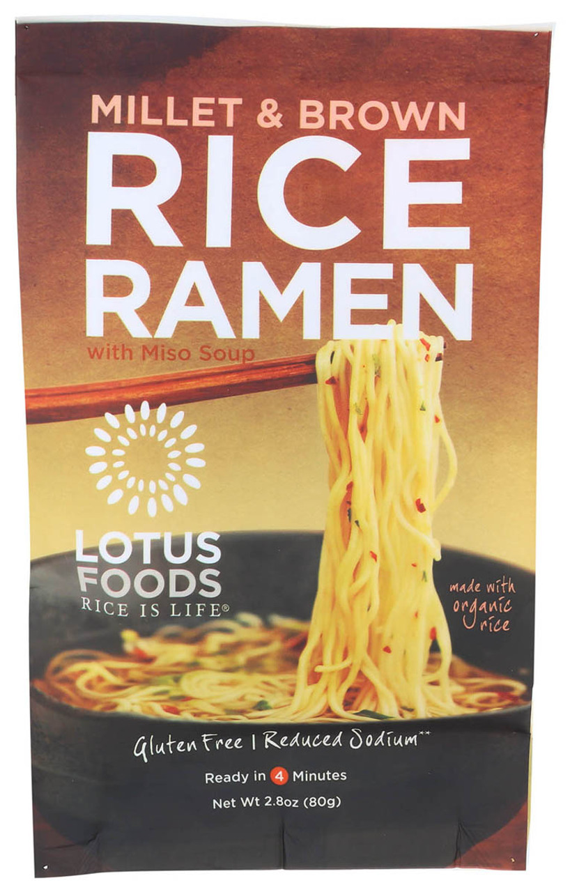 Lotus Foods Gluten Free And Vegan Millet And Brown Rice Ramen 2.8