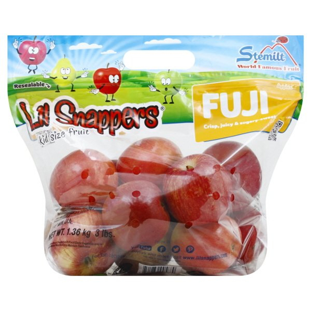 LIL SNAPPERS Organic Fuji Apples 3lbs. - Elm City Market